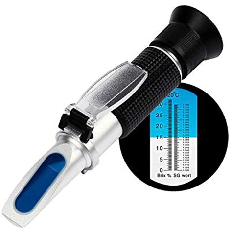 a refractomete reads 1.003 with distilled water|How to Read a Refractometer .